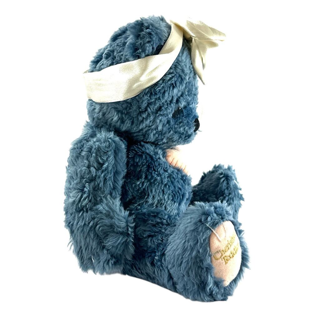 Cherished Teddies Limited Edition Blue Plush Teddy Bear 12” Priscilla Hillman - Picture 2 of 7